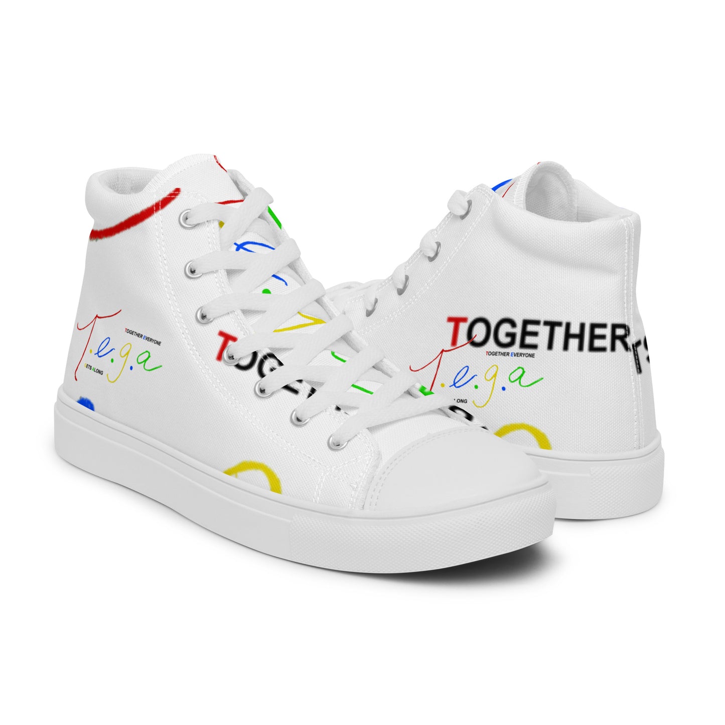 T.E.G.A. Men’s high top canvas shoes