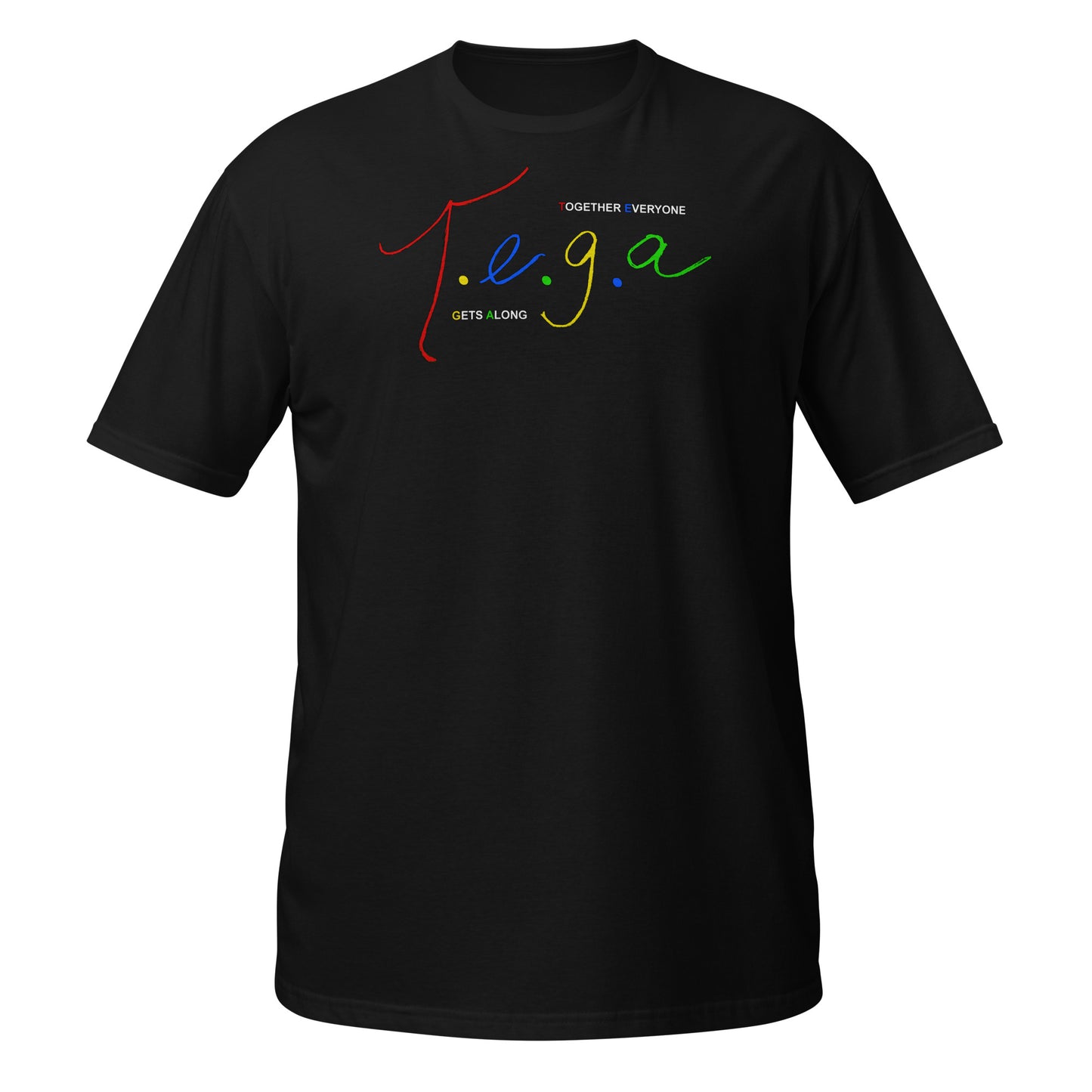 T.E.G.A. Logo Short-Sleeve Unisex T-Shirt blk