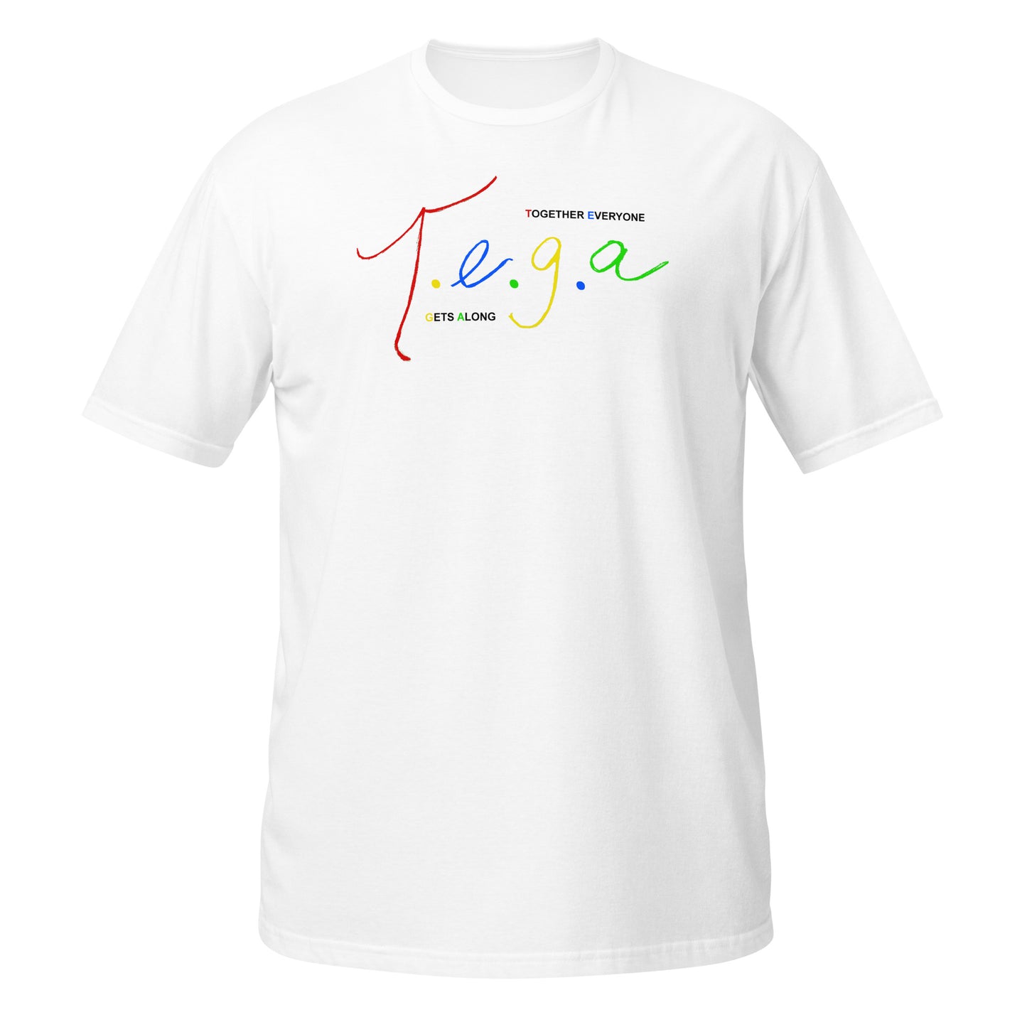T.E.G.A. Logo Short-Sleeve Unisex T-Shirt wh